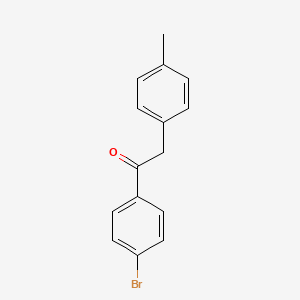 molecular formula C15H13BrO B13905671 1-(4-Bromophenyl)-2-p-tolylethanone 