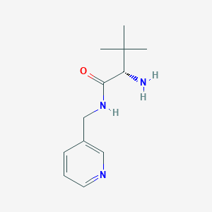 (2S)-2-amino-3,3-dimethyl-N-(pyridin-3-ylmethyl)butanamide