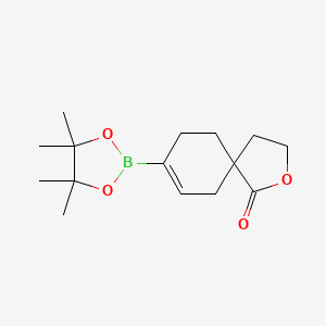 8-(4,4,5,5-Tetramethyl-1,3,2-dioxaborolan-2-yl)-2-oxaspiro[4.5]dec-7-en-1-one