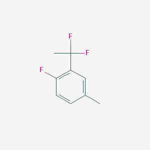 B1390571 2-(1,1-Difluoroethyl)-1-fluoro-4-methylbenzene CAS No. 1138445-13-2