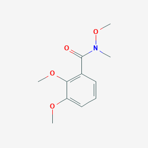 molecular formula C11H15NO4 B13905734 N,2,3-trimethoxy-N-methylbenzamide 