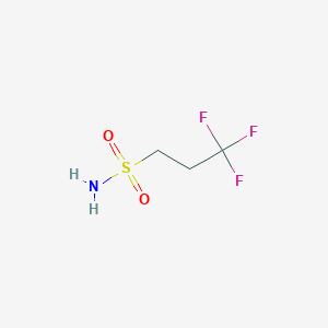 molecular formula C3H6F3NO2S B1390574 3,3,3-三氟丙烷-1-磺酰胺 CAS No. 1033906-44-3