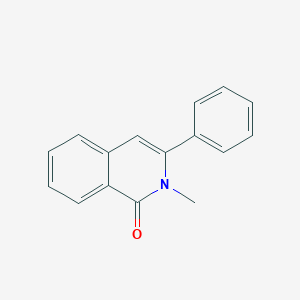 molecular formula C16H13NO B13905742 2-Methyl-3-phenylisoquinolin-1(2H)-one 