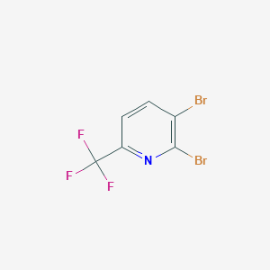 molecular formula C6H2Br2F3N B1390578 2,3-二溴-6-(三氟甲基)吡啶 CAS No. 1159512-35-2
