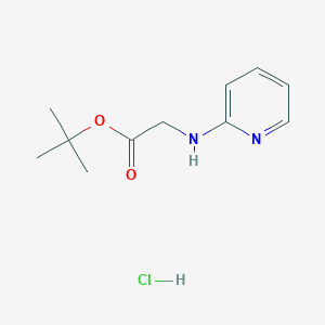 molecular formula C11H17ClN2O2 B13905802 Pyridin-2-yl-glycine tert-butyl ester hydrochloride 