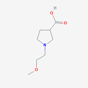 B1390583 1-(2-Methoxyethyl)pyrrolidine-3-carboxylic acid CAS No. 1160261-69-7