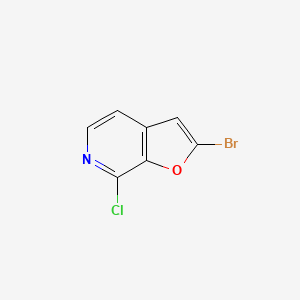 2-Bromo-7-chlorofuro[2,3-c]pyridine