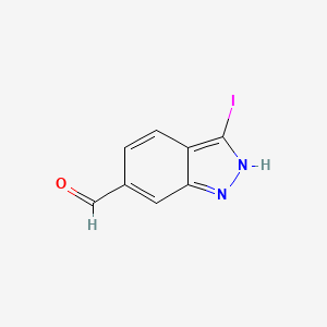 B1390585 3-Iodo-1H-indazole-6-carbaldehyde CAS No. 944904-42-1