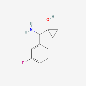 1-(Amino(3-fluorophenyl)methyl)cyclopropanol