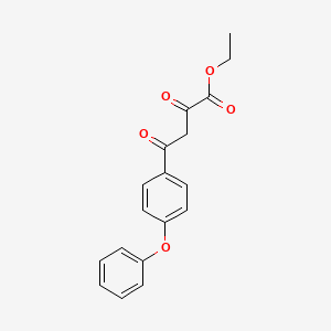 molecular formula C18H16O5 B13905870 Ethyl 2,4-dioxo-4-(4-phenoxyphenyl)butanoate 