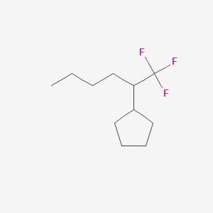 molecular formula C11H19F3 B1390588 (1-三氟甲基-戊基)环戊烷 CAS No. 1099598-17-0
