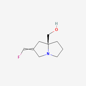 [(6E,8S)-6-(fluoromethylene)-2,3,5,7-tetrahydro-1H-pyrrolizin-8-yl]methanol