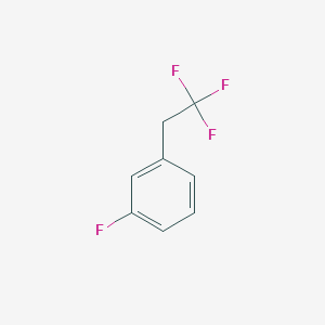 molecular formula C8H6F4 B1390589 1-氟-3-(2,2,2-三氟乙基)苯 CAS No. 81577-08-4
