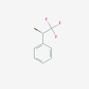 molecular formula C9H9F3 B1390590 ((S)-2,2,2-三氟-1-甲基乙基)苯 CAS No. 1212716-22-7