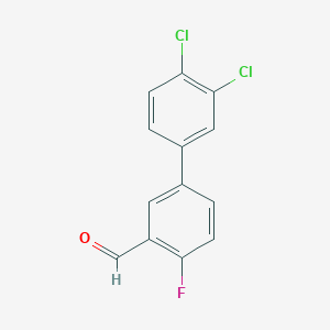 3',4'-Dichloro-4-fluoro-biphenyl-3-carboxaldehyde