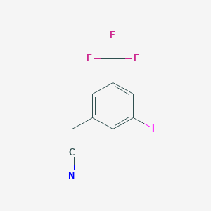 2-(3-Iodo-5-(trifluoromethyl)phenyl)acetonitrile