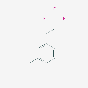 molecular formula C11H13F3 B1390594 1,2-二甲基-4-(3,3,3-三氟丙基)苯 CAS No. 1099597-42-8