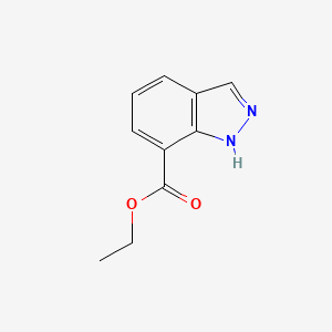 molecular formula C10H10N2O2 B1390596 Ethyl 1H-indazole-7-carboxylate CAS No. 885278-74-0