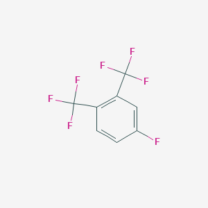 molecular formula C8H3F7 B1390597 4-氟-1,2-双(三氟甲基)苯 CAS No. 1092349-75-1