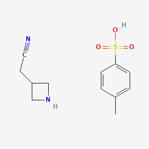 2-(Azetidin-3-yl)acetonitrile;4-methylbenzenesulfonic acid