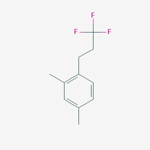molecular formula C11H13F3 B1390601 2,4-二甲基-1-(3,3,3-三氟丙基)苯 CAS No. 1099597-41-7