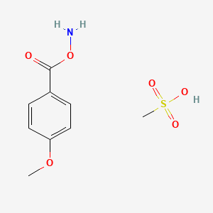 molecular formula C9H13NO6S B1390604 Methanesulfonic acid amino 4-methoxybenzoate CAS No. 872851-29-1