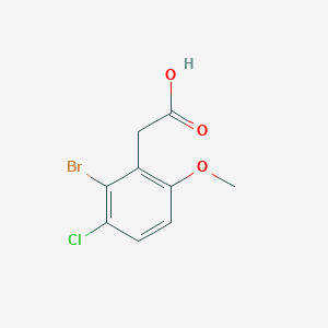 2-(2-Bromo-3-chloro-6-methoxyphenyl)acetic acid