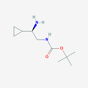 tert-Butyl (R)-(2-amino-2-cyclopropylethyl)carbamate