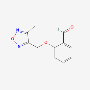 2-((4-Methyl-1,2,5-oxadiazol-3-yl)methoxy)-benzaldehyde