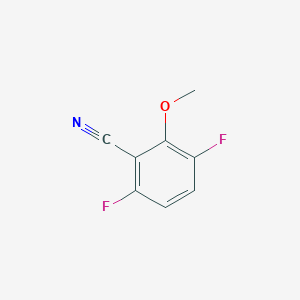 molecular formula C8H5F2NO B1390612 3,6-二氟-2-甲氧基苯甲腈 CAS No. 1010413-52-1