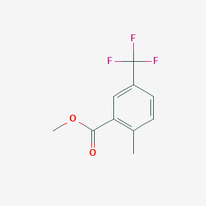 molecular formula C10H9F3O2 B13906138 Methyl 2-methyl-5-(trifluoromethyl)benzoate 