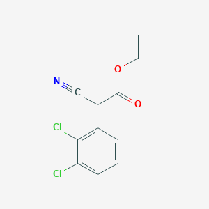 molecular formula C11H9Cl2NO2 B13906154 Ethyl 2-cyano-2-(2,3-dichlorophenyl)acetate 