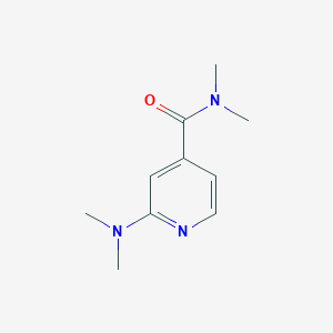 molecular formula C10H15N3O B1390616 2-(Dimethylamino)-N,N-dimethylisonicotinamide CAS No. 1209231-70-8