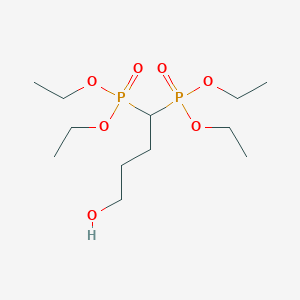 molecular formula C12H28O7P2 B139062 4,4-Bis(Diethoxyphosphoryl)butan-1-ol CAS No. 150250-34-3