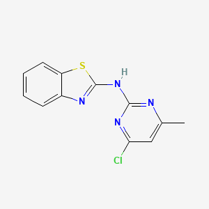 2-(2-Benzothiazolylamino)-4-chloro-6-methylpyrimidine