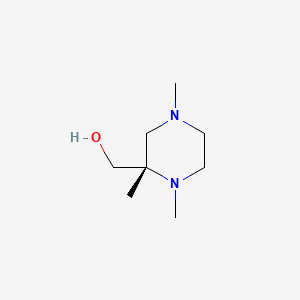 [(2S)-1,2,4-trimethylpiperazin-2-yl]methanol