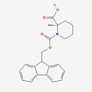 (2R)-1-(9H-fluoren-9-ylmethoxycarbonyl)-2-methyl-piperidine-2-carboxylic acid