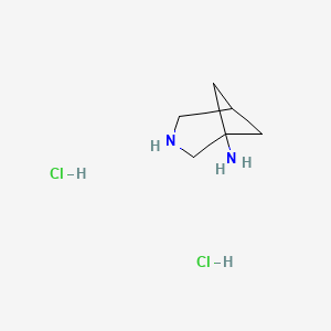 3-Azabicyclo[3.1.1]heptan-1-amine;dihydrochloride