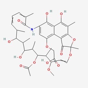 molecular formula C39H49NO14 B13906317 Rifaximin Impurity B 