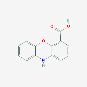 molecular formula C13H9NO3 B13906349 10H-Phenoxazine-4-carboxylic acid 