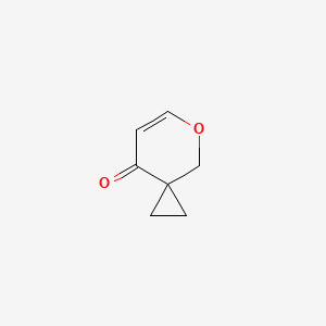 molecular formula C7H8O2 B13906367 5-Oxaspiro[2.5]oct-6-en-8-one 