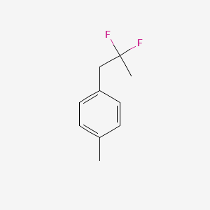 molecular formula C10H12F2 B1390637 1-(2,2-二氟丙基)-4-甲基苯 CAS No. 1138445-50-7