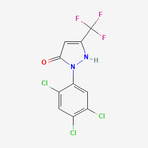 2-(2,4,5-trichlorophenyl)-5-(trifluoromethyl)-1H-pyrazol-3-one