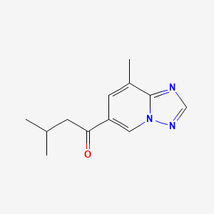 3-Methyl-1-(8-methyl-[1,2,4]triazolo[1,5-a]pyridin-6-yl)butan-1-one