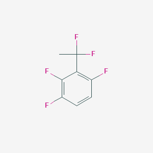 B1390647 2-(1,1-Difluoroethyl)-1,3,4-trifluorobenzene CAS No. 1138445-26-7