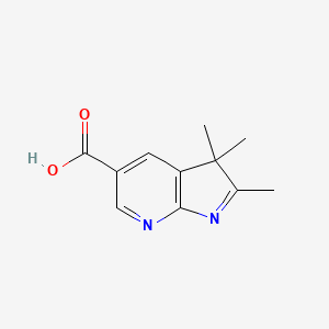 2,3,3-trimethyl-3H-pyrrolo[2,3-b]pyridine-5-carboxylic acid