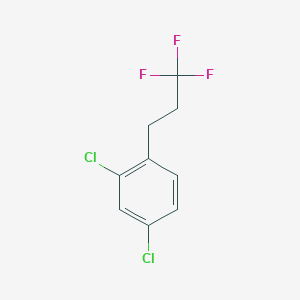 B1390650 2,4-Dichloro-1-(3,3,3-trifluoropropyl)benzene CAS No. 1099597-56-4
