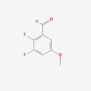 molecular formula C8H6F2O2 B13906504 2,3-Difluoro-5-methoxybenzaldehyde 