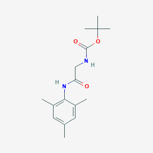 [(2,4,6-Trimethyl-phenylcarbamoyl)-methyl]-carbamic acid tert-butyl ester