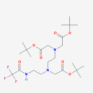 molecular formula C24H42F3N3O7 B139066 三(叔丁酯)乙二胺三乙酸三氟乙酰胺 CAS No. 180152-84-5